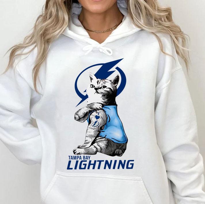 Cat tattoo Tampa Bay Lightning t-shirt hoodie