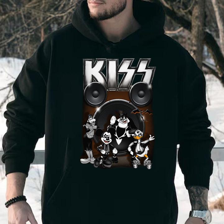 Kiss Mickey Mouse Donald Duck Goofy t-shirt hoodie