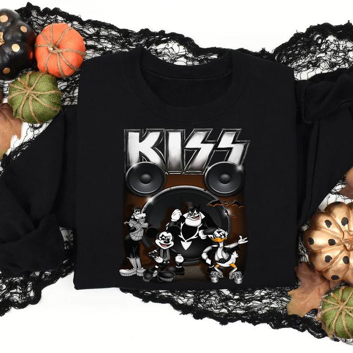 Kiss Mickey Mouse Donald Duck Goofy t-shirt sweatshirt