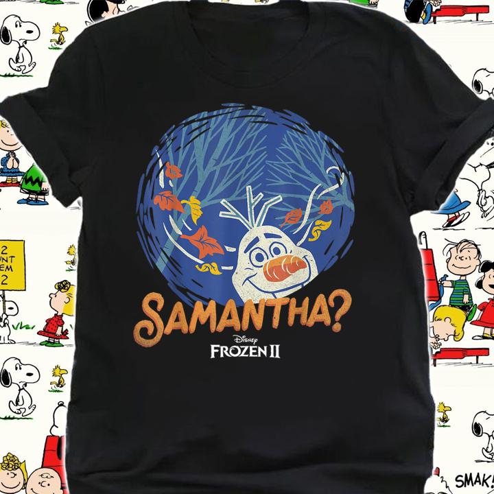 Disney Frozen 2 Olaf Samantha Circle Portrait t-shirt shirt