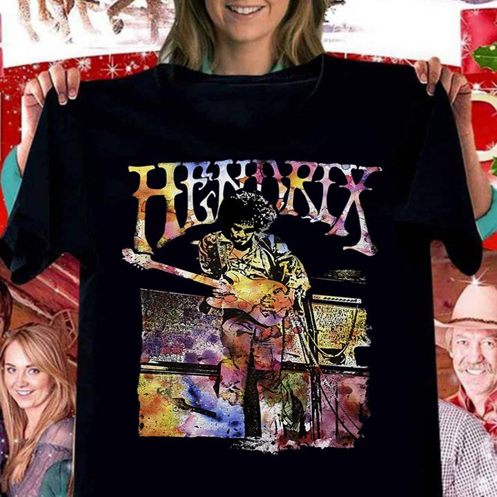 Nice Jimi Hendrix Watercolor t-shirt woman shirt