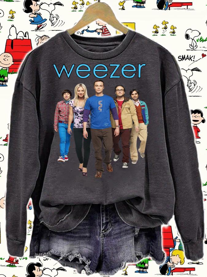 Weezer The Big Bang Theory Characters t-shirt sweatshirt