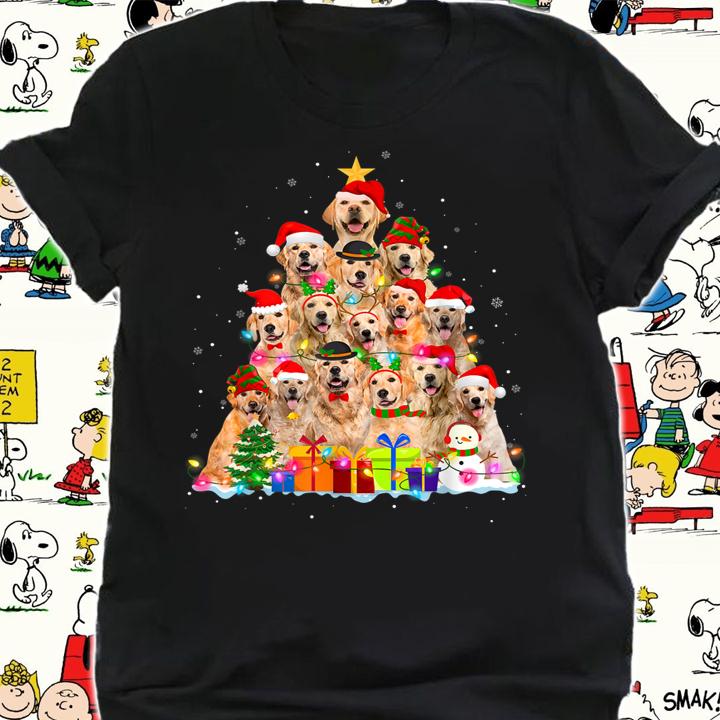 Golden Retriever Christmas Tree Xmas Gift Dog LoverGolden Retriever Christmas Tree Xmas Gift Dog Lover t-shirt shirt