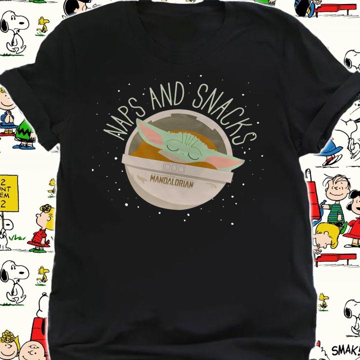 Official Naps And Snacks Baby Yoda t-shirt shirt