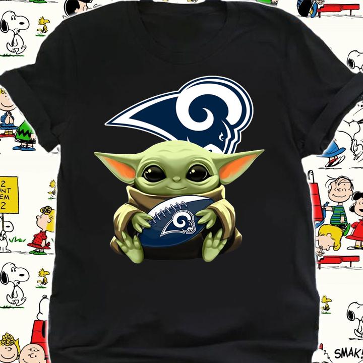 Star Wars Baby Yoda Hug Los Angeles Rams t-shirt shirt