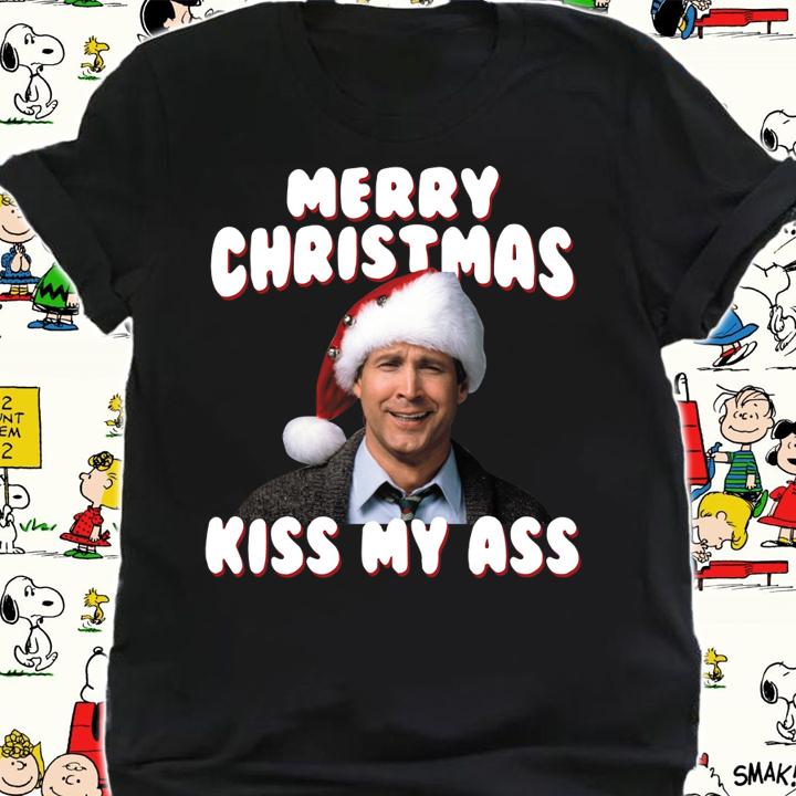 Chevy Chase Merry Christmas Kiss My Ass t-shirt shirt