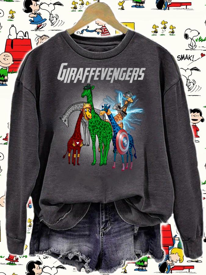 Marvel Avengers Endgame Giraffevengers Giraffe t-shirt sweatshirt