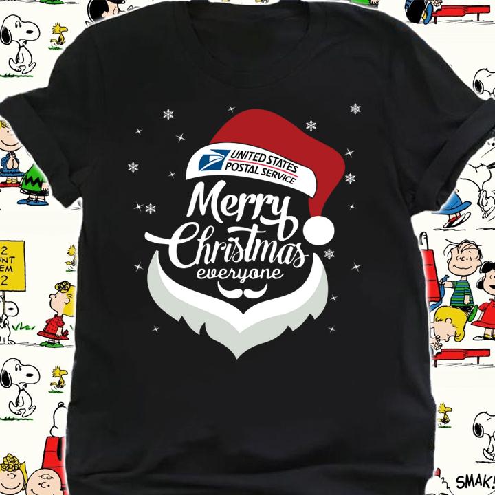 Santa Postal Worker Merry Christmas United States Postal Service t-shirt shirt