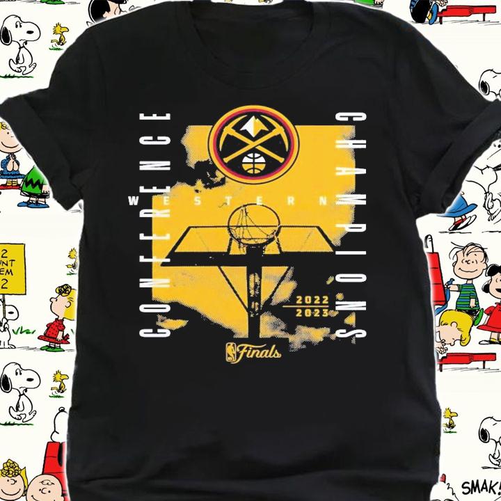 Denver Nuggets 2022-2023 Western Conference Champions Free Throw Courtside t-shirt shirt