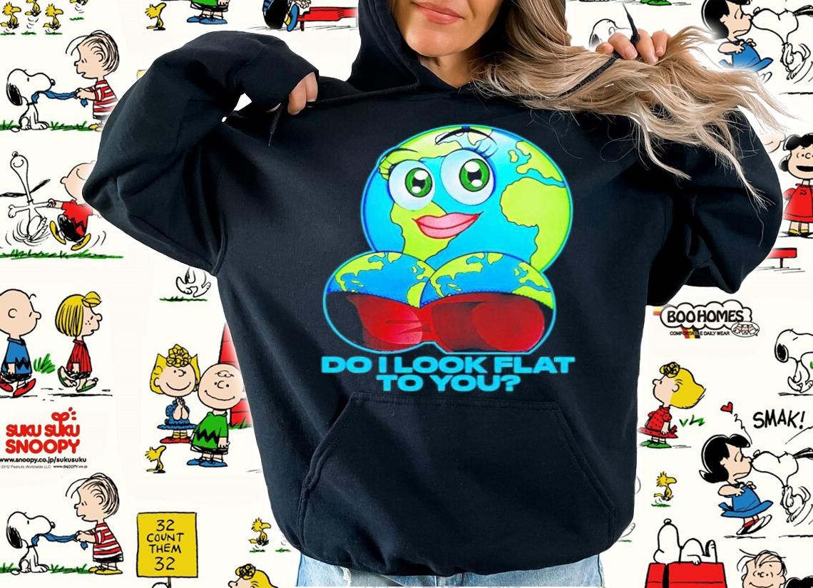 Do i look flat to you earth day t-shirt hoodie