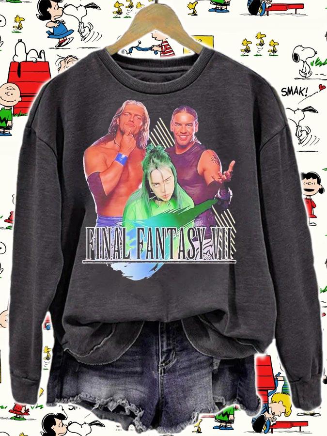 Final Fantasy VII Edge Christian Billie Eilish t-shirt sweatshirt