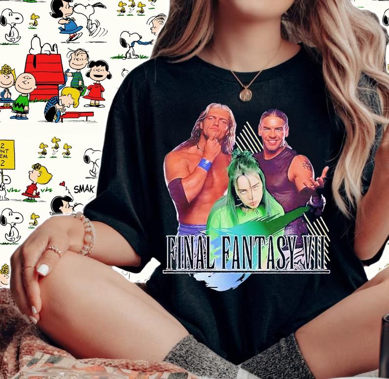 Final Fantasy VII Edge Christian Billie Eilish t-shirt woman shirt