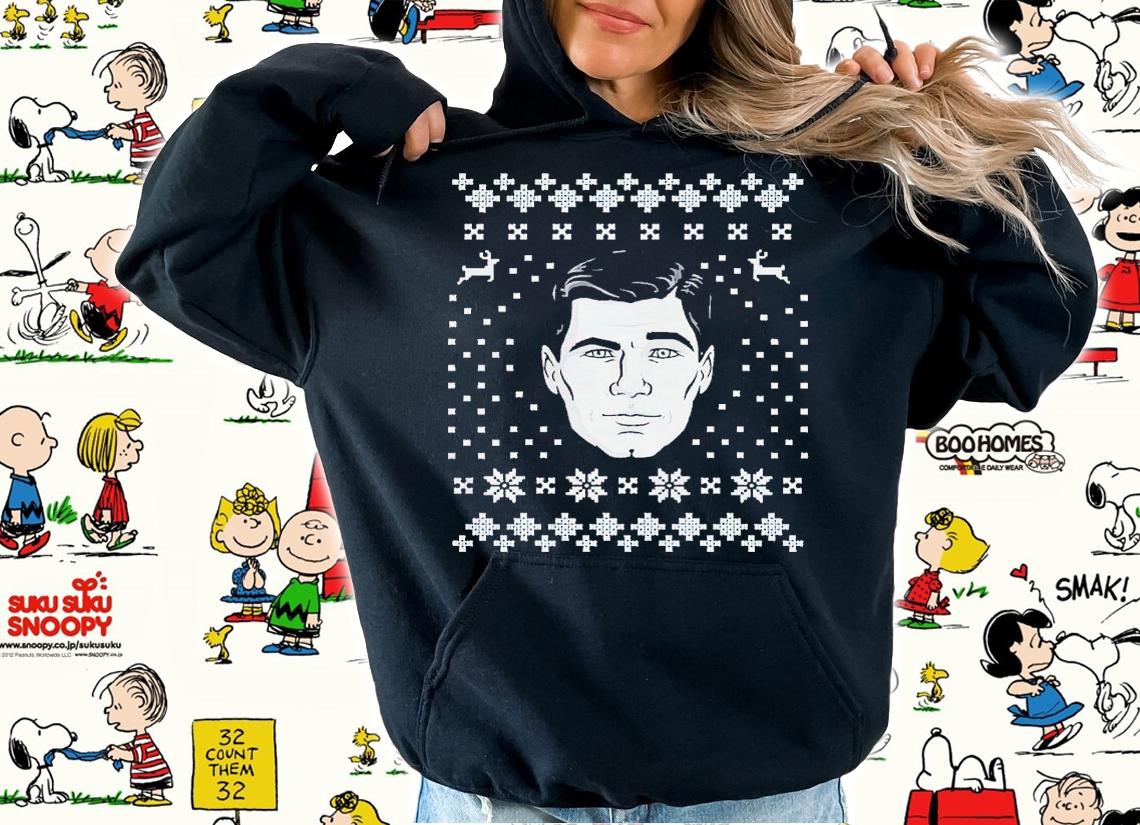 An Archer Christmas Pattern shirt t-shirt hoodie