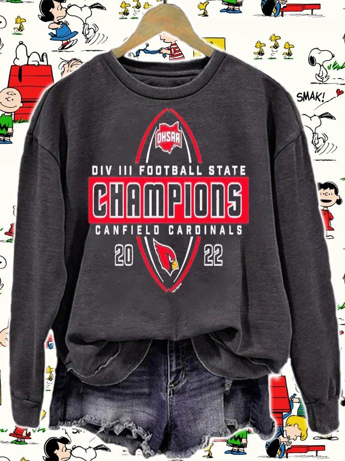2022 OHSAA Football Division III State Champions Canfield Cardinals shirt t-shirt sweatshirt