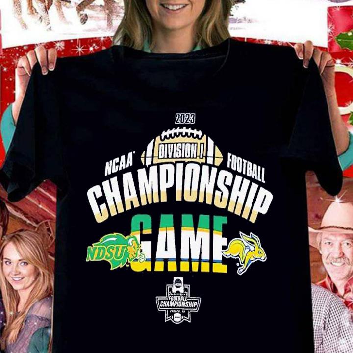 2023 Division I Championship Game North Dakota State and South Dakota State Jackrabbits shirt t-shirt woman shirt
