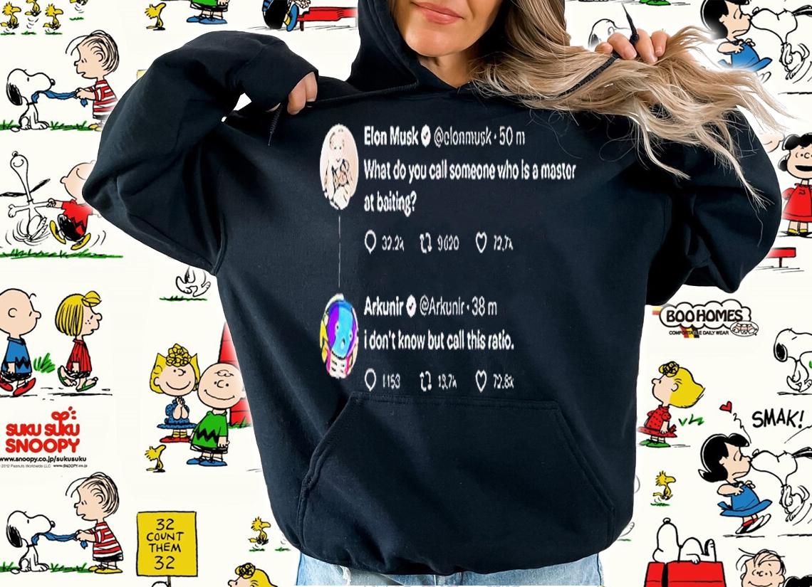 Arkunir Ratio Elon Musk Twitter shirt t-shirt hoodie