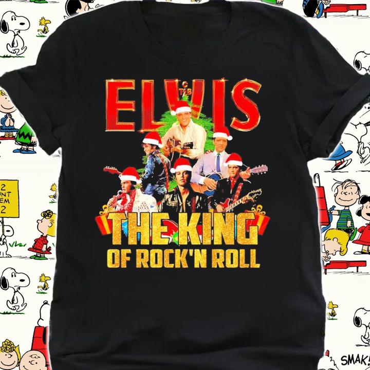 Elvis the King of Rock 'N Roll Christmas shirt t-shirt shirt