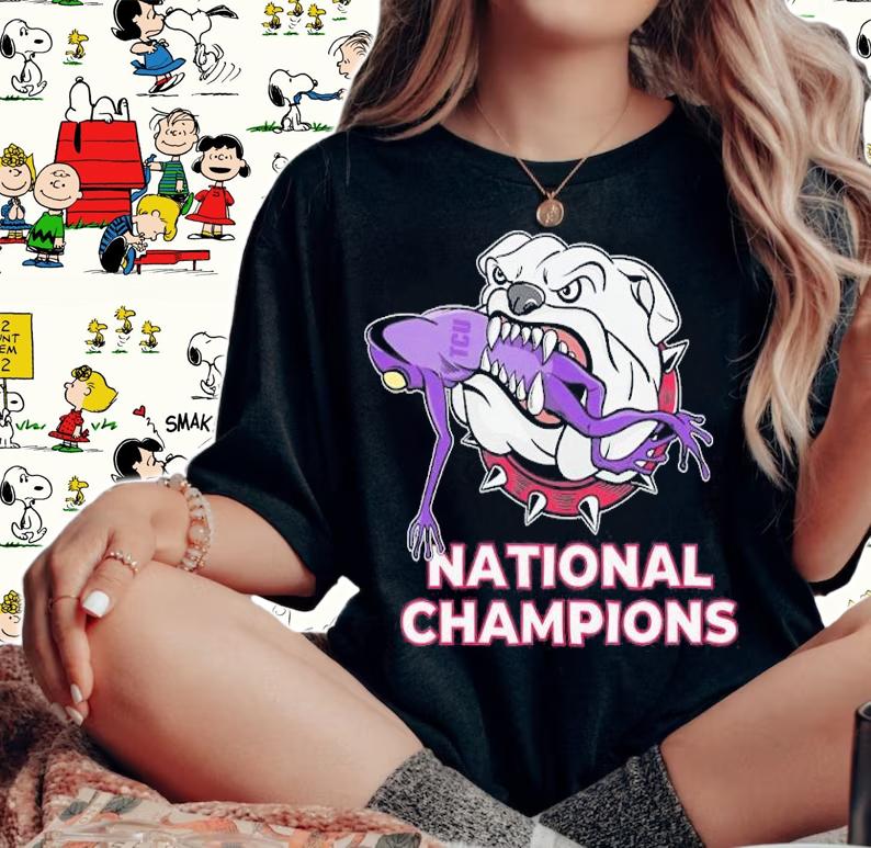 Georgia Champs Dog and Toad Georgia College shirt t-shirt woman shirt