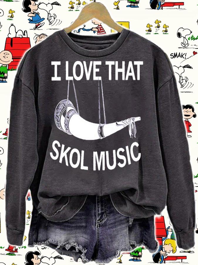 I love that Skol music shirt t-shirt sweatshirt