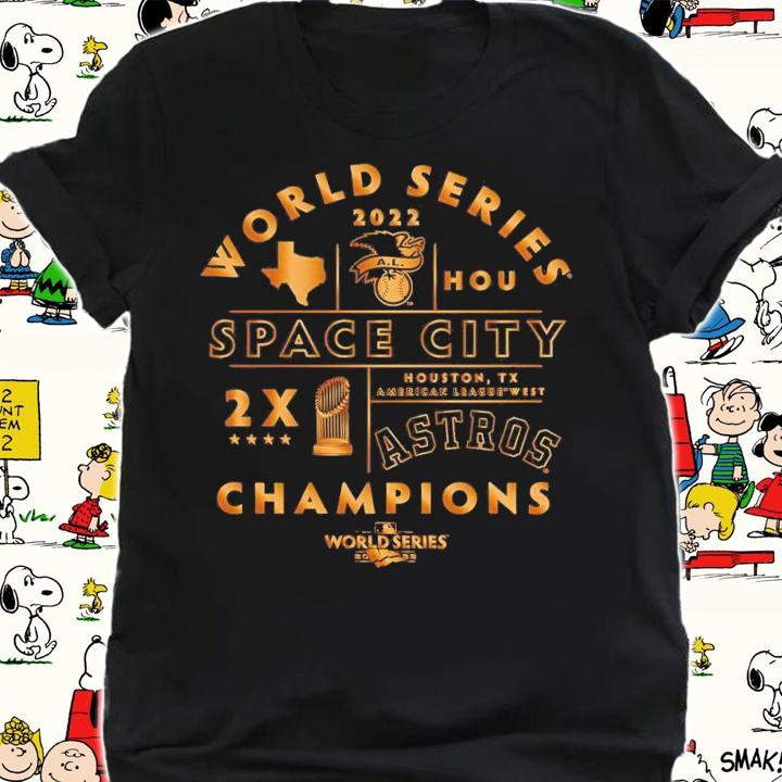 Houston Astros Two-Time World Series Champions Gold Luxe 2022 T-Shirt t-shirt shirt