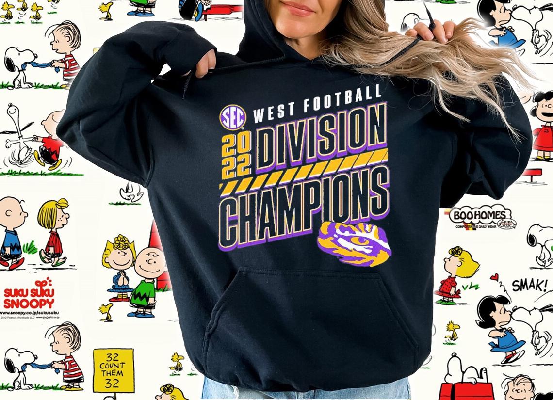 LSU Tigers2022 SEC West Division Football Champions shirt t-shirt hoodie