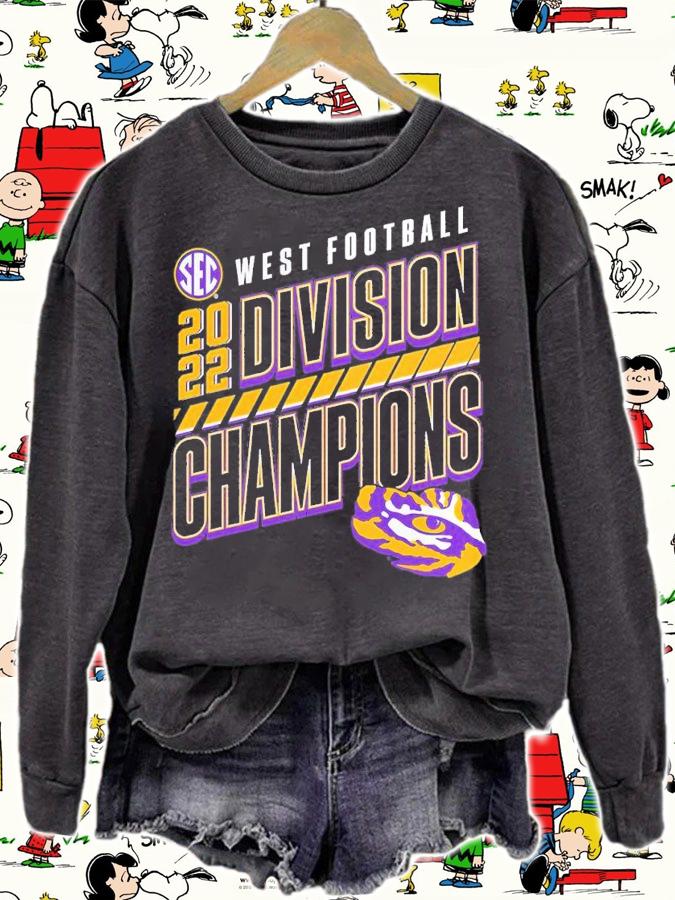 LSU Tigers2022 SEC West Division Football Champions shirt t-shirt sweatshirt