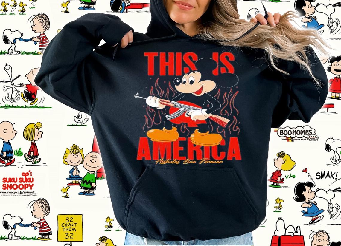 Mickey mouse this is America shirt t-shirt hoodie
