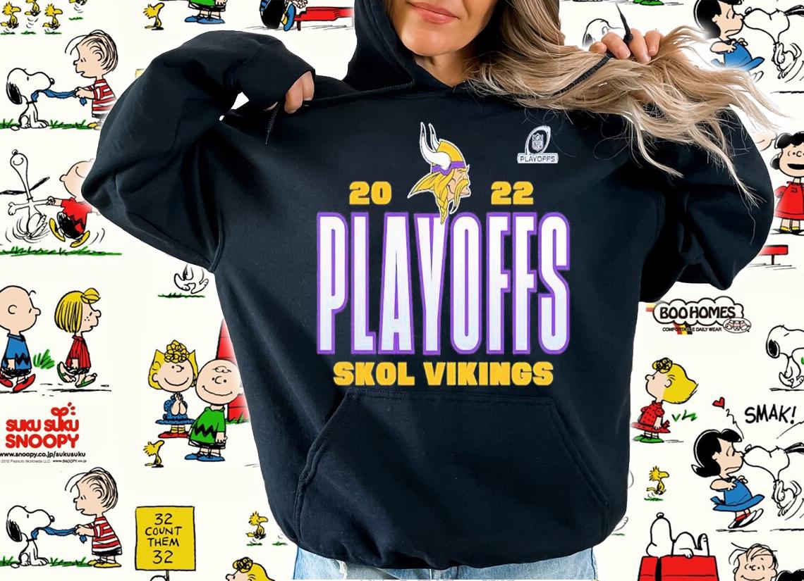 Minnesota Vikings 2022 NFL Playoffs Our Time shirt t-shirt hoodie