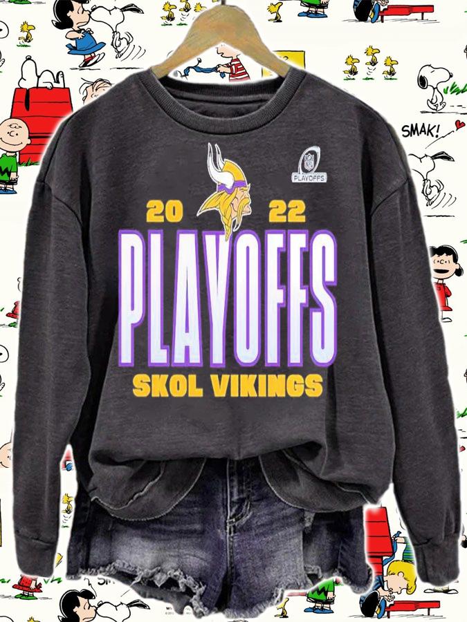 Minnesota Vikings 2022 NFL Playoffs Our Time shirt t-shirt sweatshirt