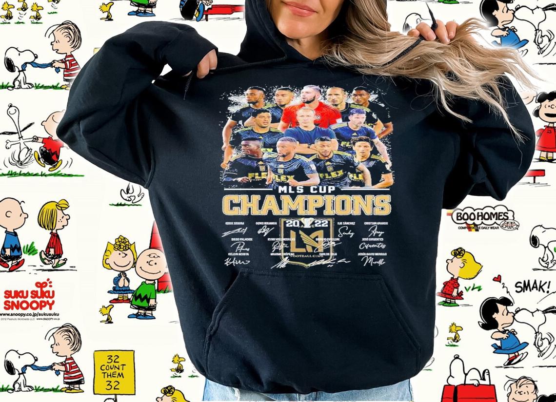MLS Cup Champions 2022 signatures shirt t-shirt