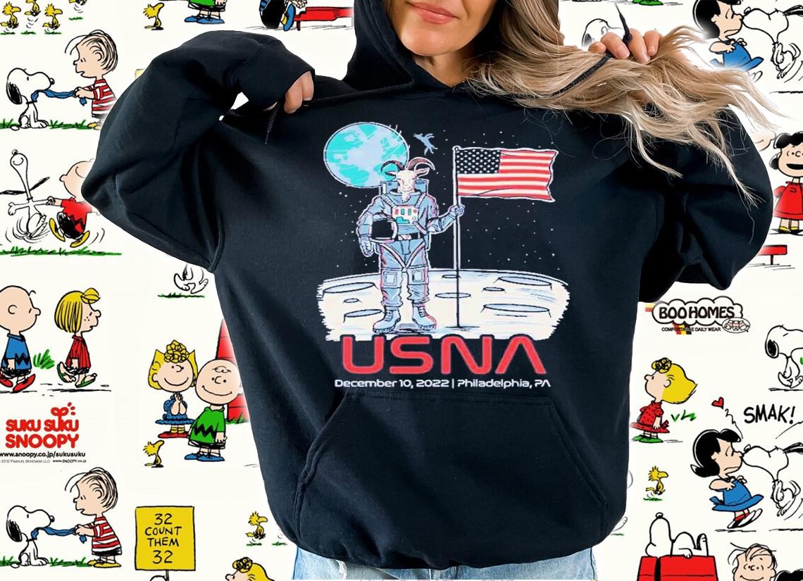 Moon USNA December 10 2022 Philadelphia PA Shirt t-shirt