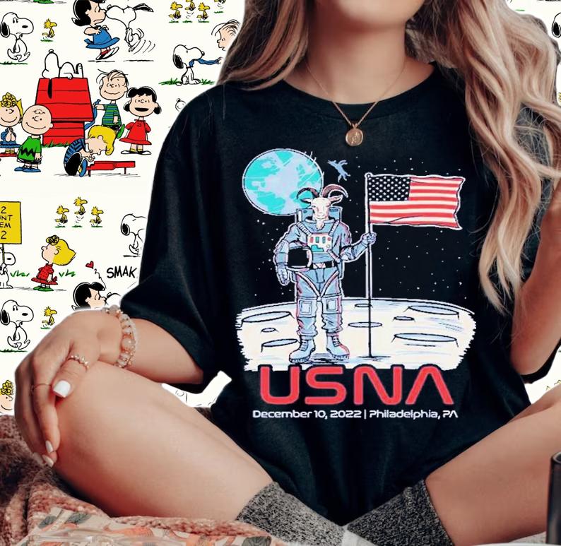 Moon USNA December 10 2022 Philadelphia PA Shirt t-shirt