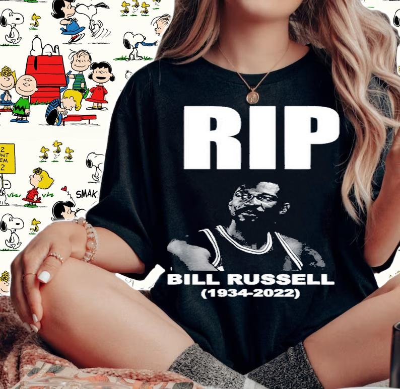 1934 2022 Rip Bill Russell shirt t-shirt