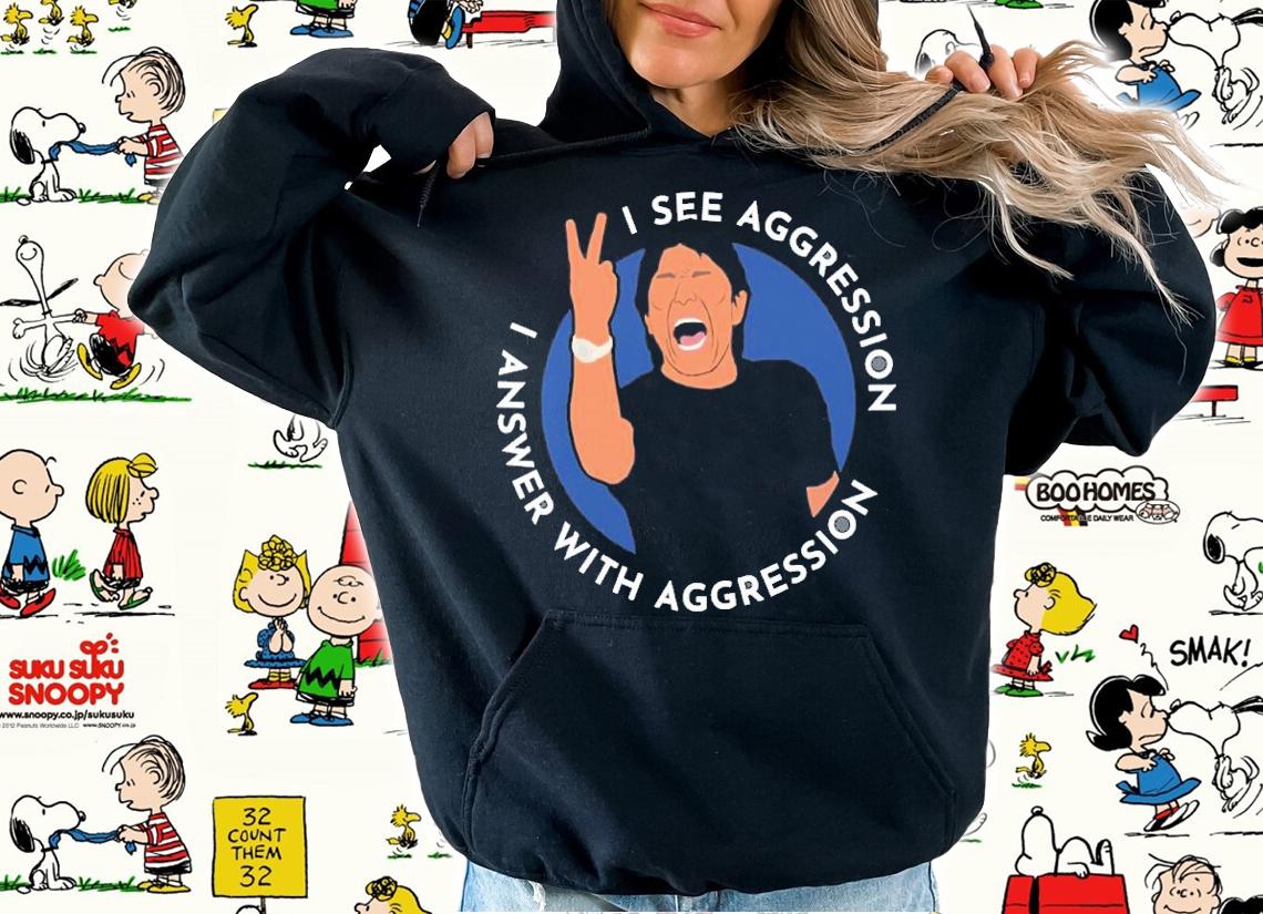 Antonio Conte Answer With Aggression shirt t-shirt