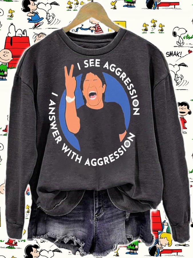 Antonio Conte Answer With Aggression shirt t-shirt