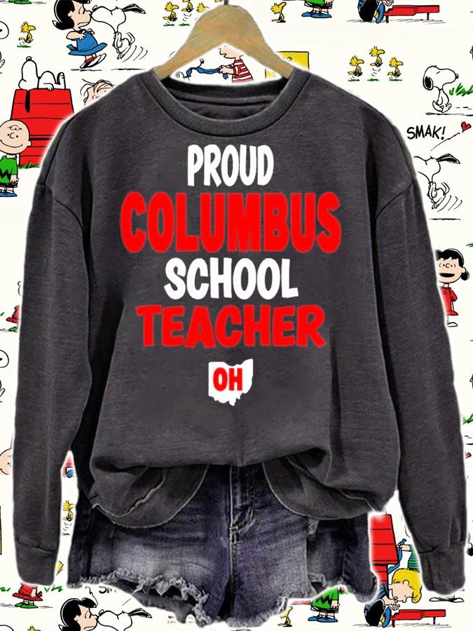 Ohio Education Teachers Proud Columbus Teacher shirt t-shirt
