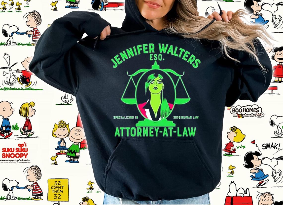 Specializing In Law Jennifer Walters Attorney At Law She Hulk Shirt t-shirt
