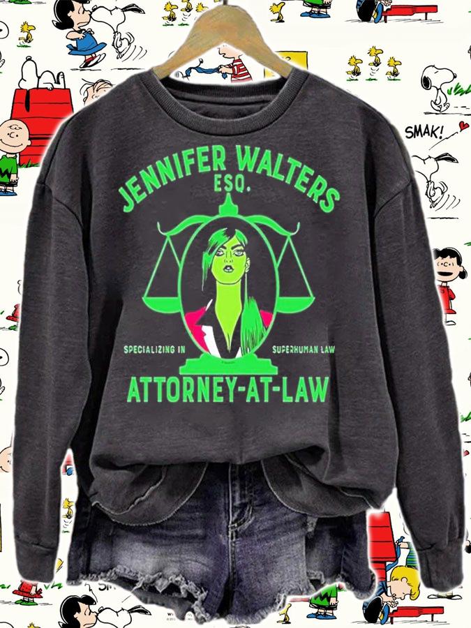 Specializing In Law Jennifer Walters Attorney At Law She Hulk Shirt t-shirt