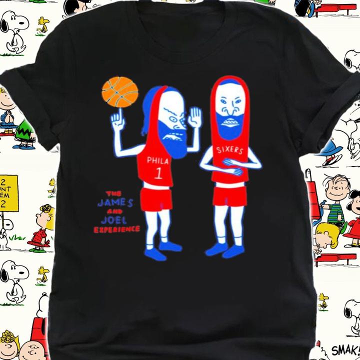 The James And Joel Experience Harden And Embiid On The Seventy Sixers shirt t-shirt shirt