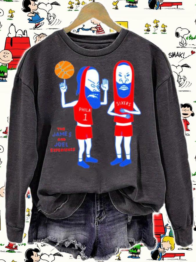 The James And Joel Experience Harden And Embiid On The Seventy Sixers shirt t-shirt sweatshirt