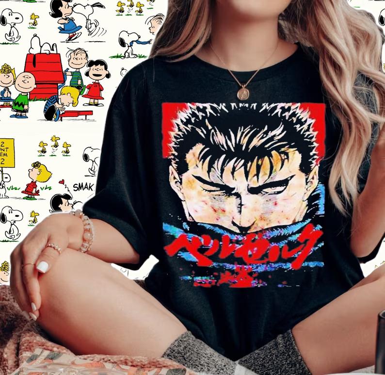 Berserk Vintage Guts Berserk Anime Manga shirt t-shirt
