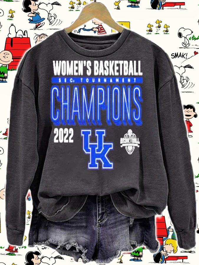 Kentucky Wildcats 2022 SEC Women's Basketball Conference Tournament Champions Shirt t-shirt sweatshirt