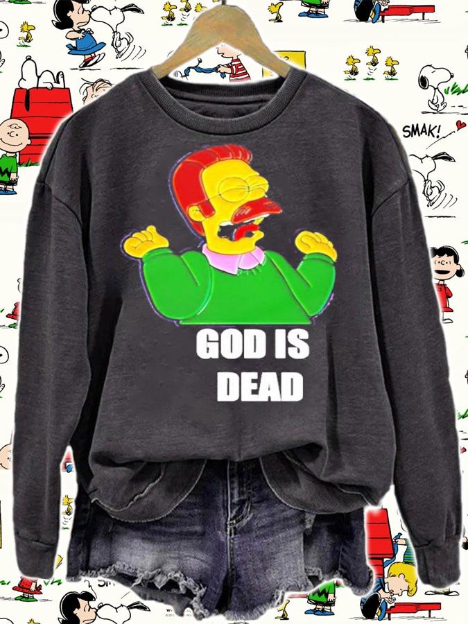 Ned Flanders God is dead shirt t-shirt
