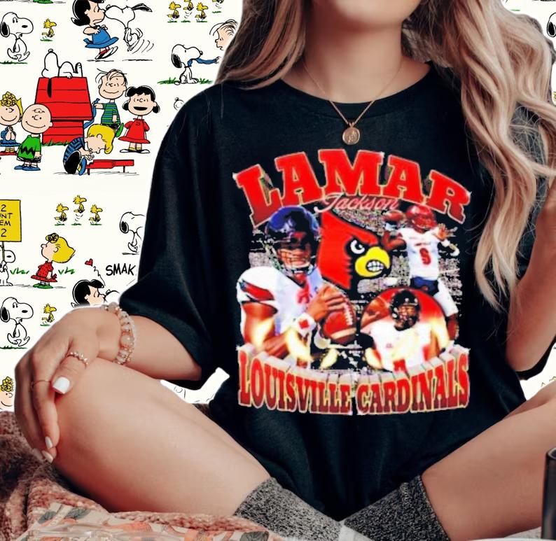 Lamar Jackson Louisville Cardinals Shirt t-shirt