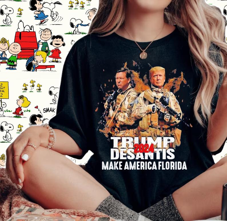 Make America Florida DeSantis 2024 Election Trump T-Shirt t-shirt