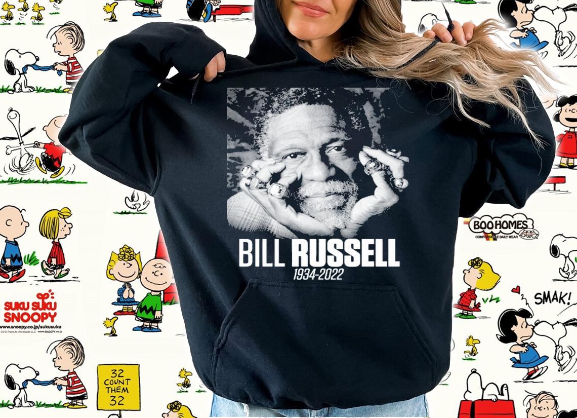 RIP Bill Russell 1934-2022 Boston Celtics NBA Shirt t-shirt hoodie