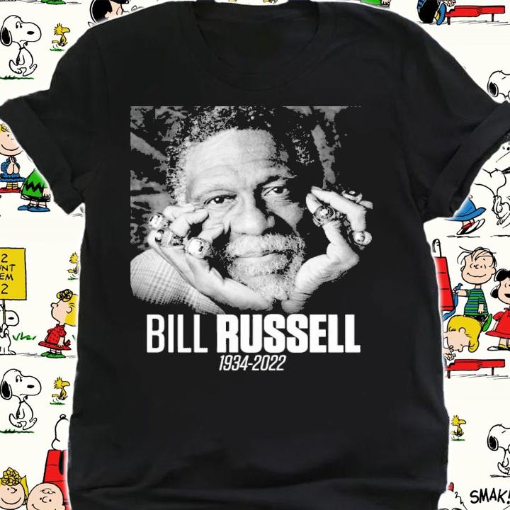 RIP Bill Russell 1934-2022 Boston Celtics NBA Shirt t-shirt shirt