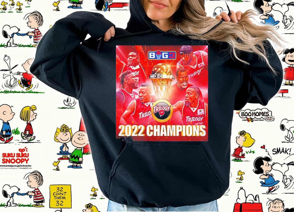Big3 Trilogy 2022 Champions Shirt t-shirt