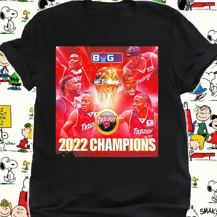 Big3 Trilogy 2022 Champions Shirt t-shirt