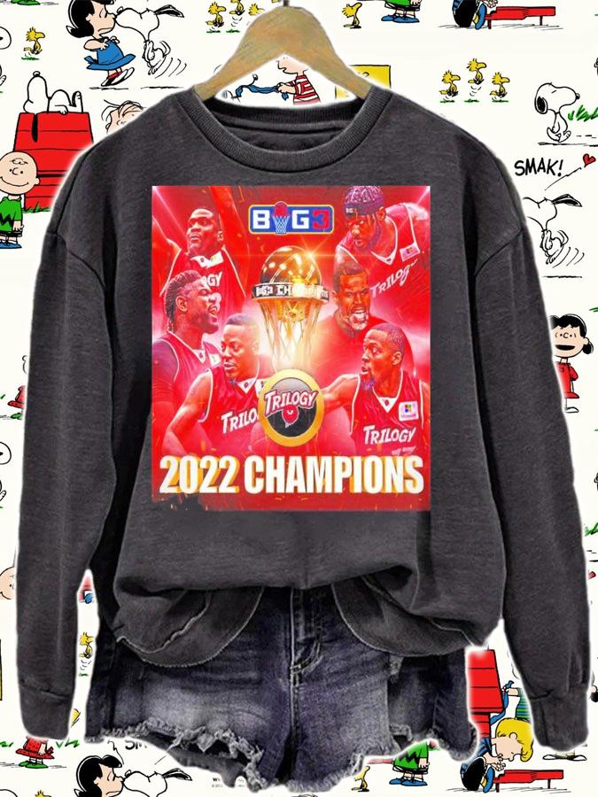 Big3 Trilogy 2022 Champions Shirt t-shirt